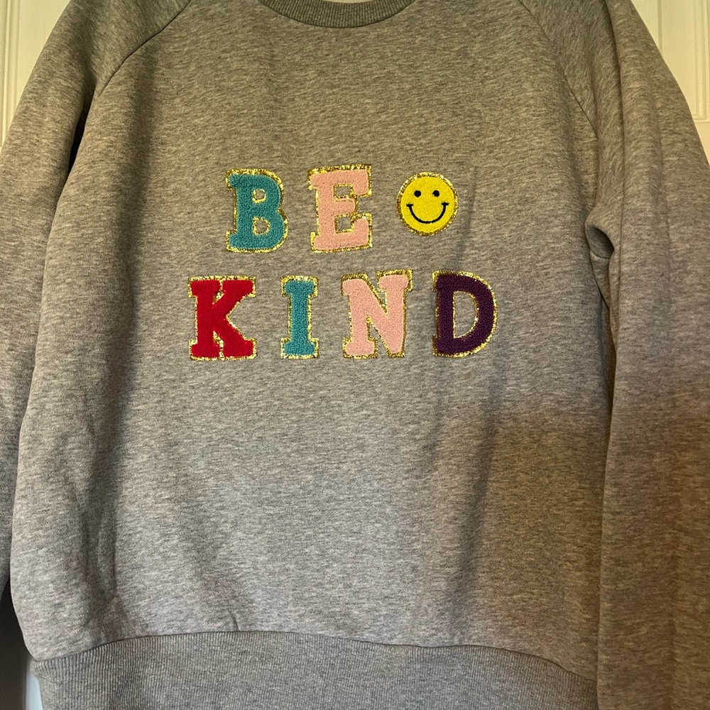 Gray 'Be Kind' Sweatshirt